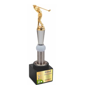 Golf swing trophy gwb