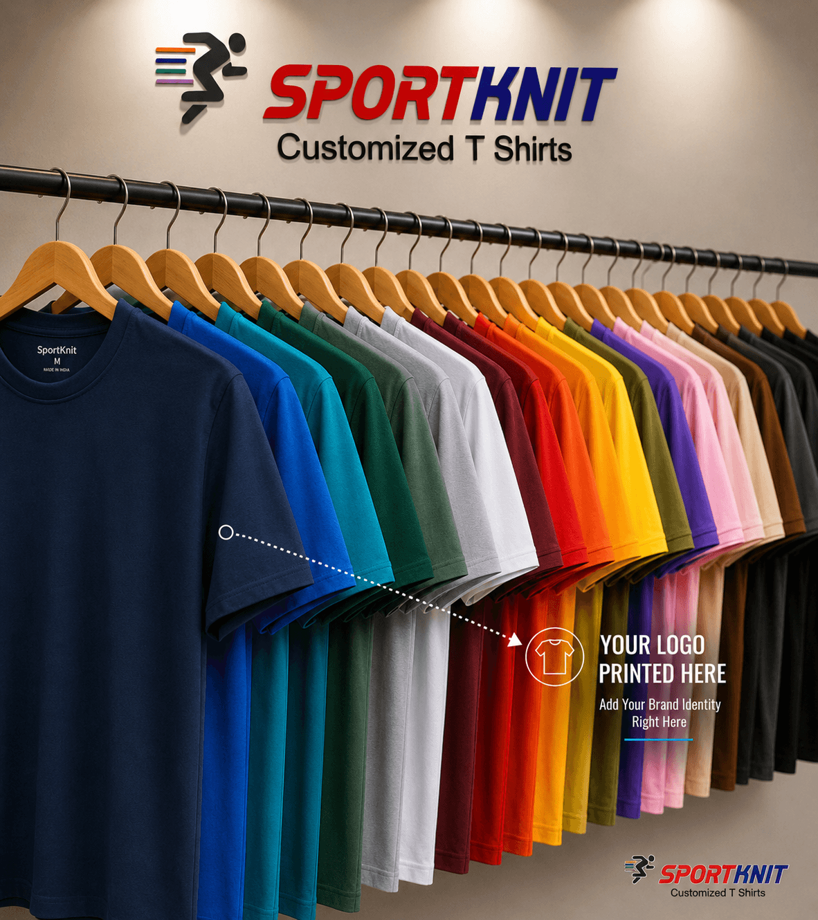ROUND NECK T SHIRTS COLOURS