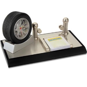 tyre desk clock b